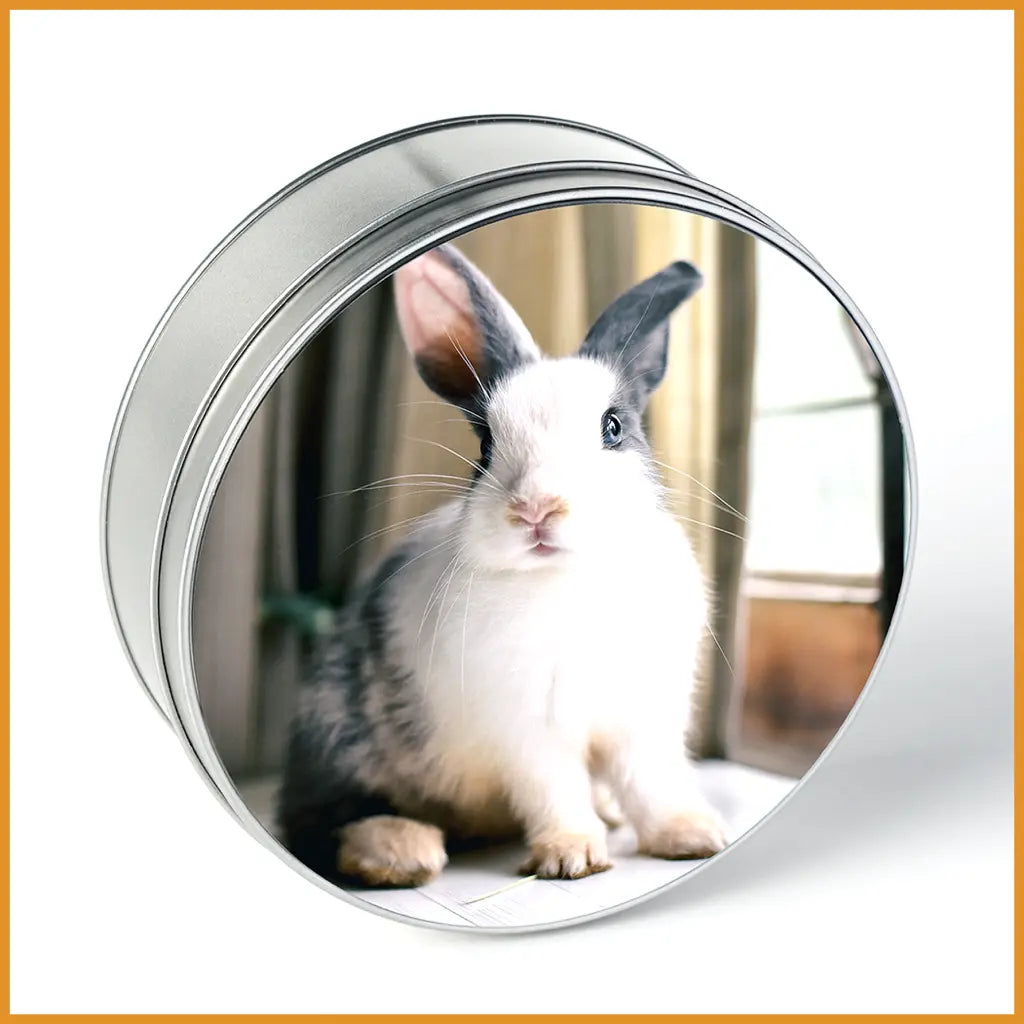 Round metal gift box